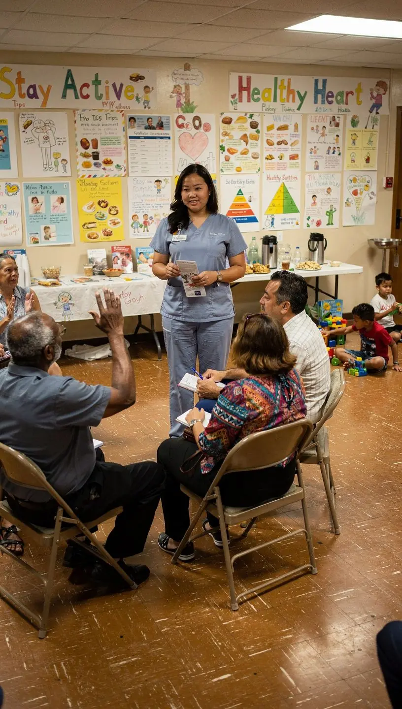 Community members sharing stories to build empathy