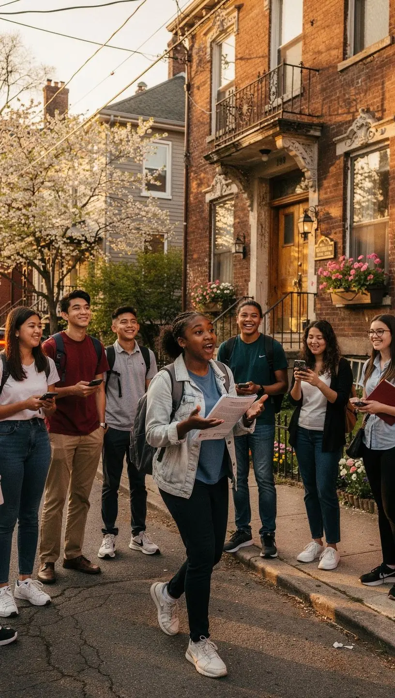 Community members sharing stories to foster connection